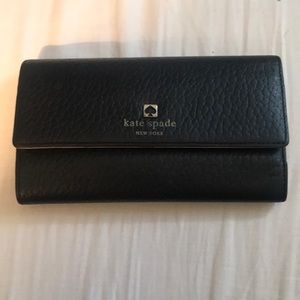 Kate Spade black wallet